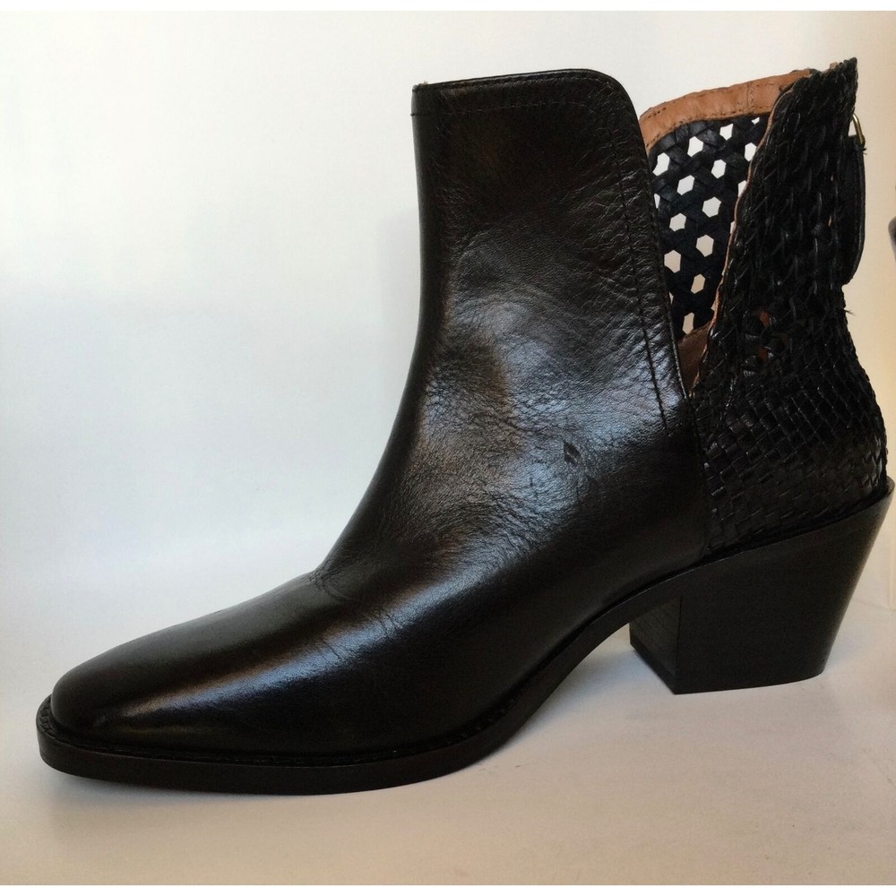 NEW LUCKY BRAND Kaedynce Leather Booties, Black (Size 7 M) - Picture 5 of 12